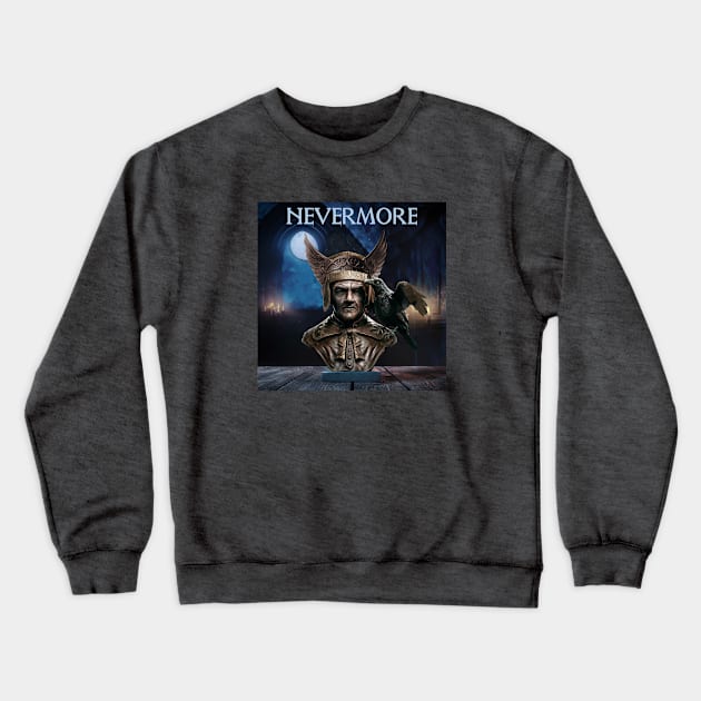 Nevermore Crewneck Sweatshirt by Dizgraceland